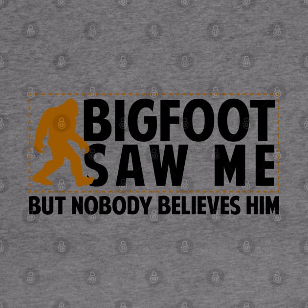 Bigfoot Saw Me by Tesszero